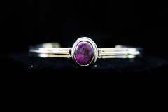 Unknown but Gorgeous Purplish Stone with Sterling Silver